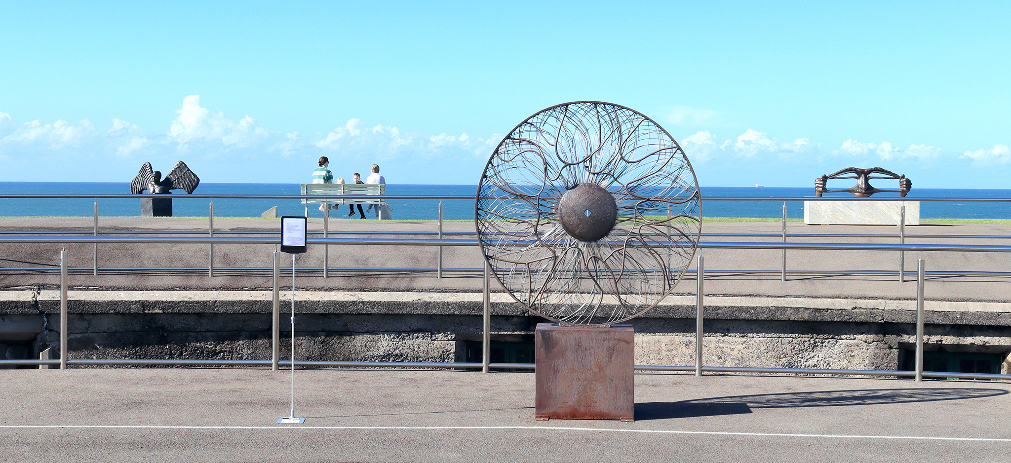 Sculpture at Fort Scratchley